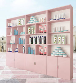 Chine Coffrets d'étalage de magasin de blanc/rose, vitrines commerciales pour le magasin de cosmétiques fournisseur