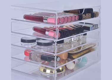 Chine Fonctionnel multi acrylique de cas de stockage d'étalage/rouge à lèvres d'affichage de plexiglass avec le tiroir fournisseur