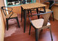 Chaise extérieure en bois solide moderne simple de Tableau de balcon de meubles réglée pour la barre de café de loisirs fournisseur