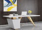 Pratique fonctionnel multi de conception de bureau de bureau blanc nordique de meubles avec des tiroirs fournisseur