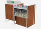 Forme adaptée aux besoins du client par compteur chinois simple d'exposition de caissier d'affichage de magasin de pharmacie fournisseur