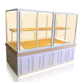 Chine Vitrine de pâtisserie de conception moderne, taille adaptée aux besoins du client en verre de vitrine de boulangerie fournisseur